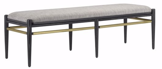 Picture of VISBY SMOKE BLACK BENCH