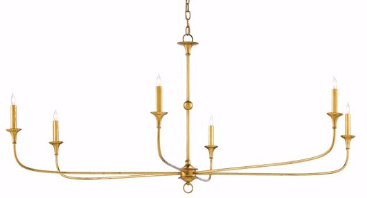 Picture of NOTTAWAY GOLD LARGE CHANDELIER