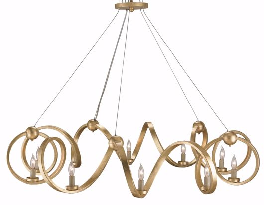 Picture of RINGMASTER GOLD CHANDELIER
