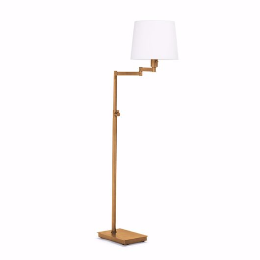 Picture of VIRTUE FLOOR LAMP (NATURAL BRASS)