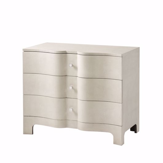 Picture of NOLAN SERPENTINE CHEST OF THREE DRAWERS