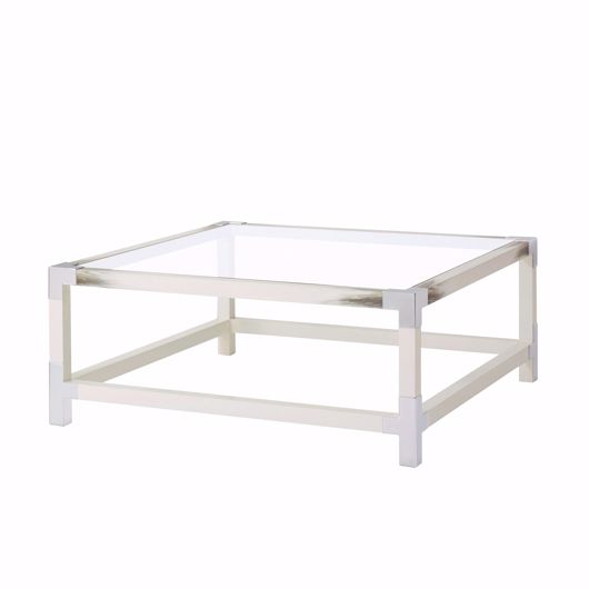 Picture of CUTTING EDGE SQUARED (LONGHORN WHITE) COCKTAIL TABLE