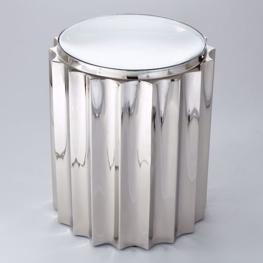 Picture of FLUTED COLUMN TABLE-NICKEL