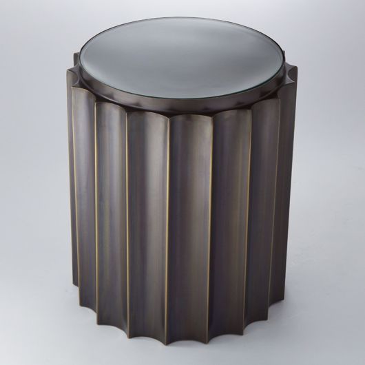 Picture of FLUTED COLUMN TABLE-BRONZE