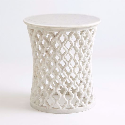 Picture of MARBLE ARABESQUE SIDE TABLE