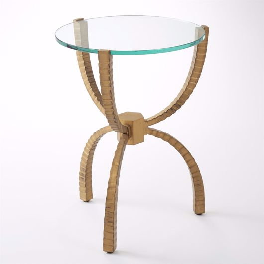 Picture of TETON ACCENT TABLE-GOLD