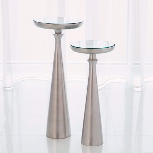 Picture of MINARET ACCENT TABLE-SATIN NICKEL
