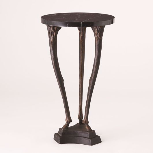 Picture of FAWN LEG SIDE TABLE-BRONZE
