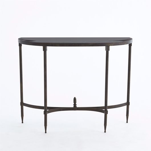 Picture of FLUTED IRON COLLECTION CONSOLE W/GRANITE TOP