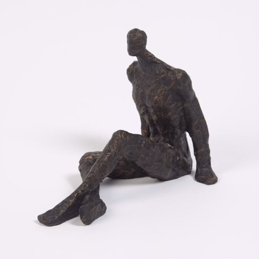 Picture of SITTING W/LEGS CROSSED-BRONZE