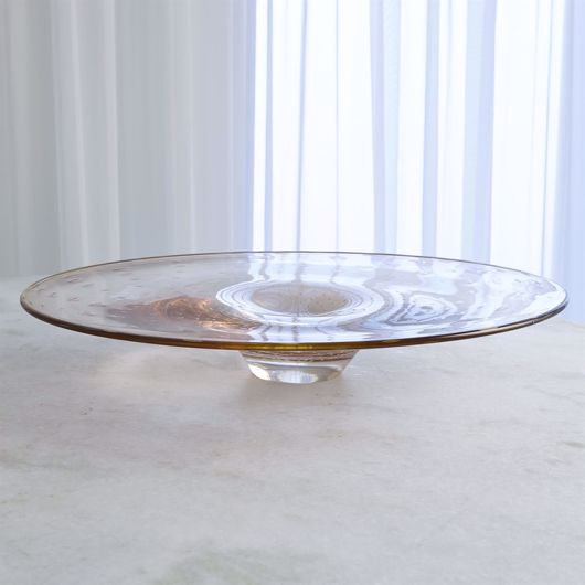 Picture of BUBBLES PLATTER-AMBER
