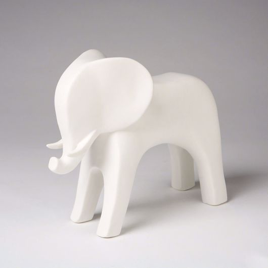 Picture of ELEPHANT-MATTE WHITE