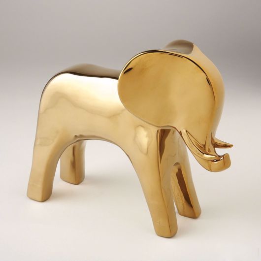 Picture of ELEPHANT-BRIGHT GOLD