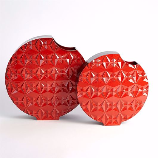Picture of GEOMETRIC VESSEL-RED