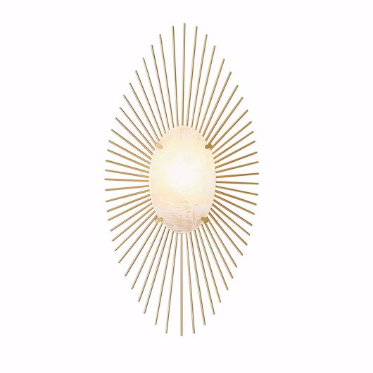 Picture of RADIAL BURST ELECTRIFIED WALL SCONCE-GOLD-HW