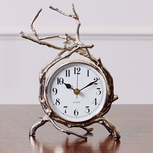 Picture of TWIG CLOCK-NICKEL