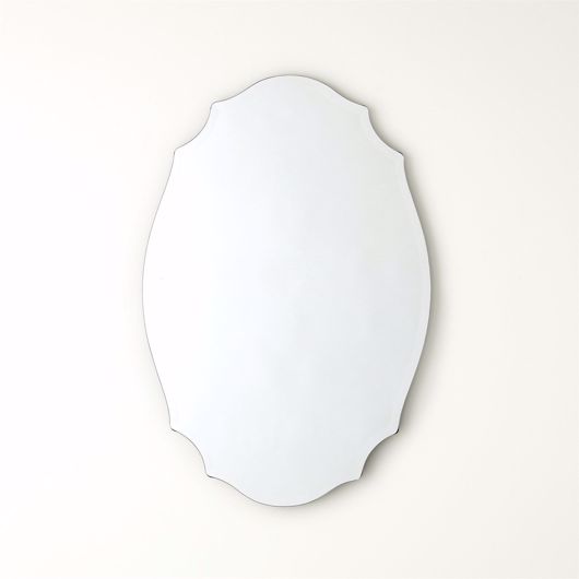Picture of SCALLOPED BEVELED OVAL MIRROR
