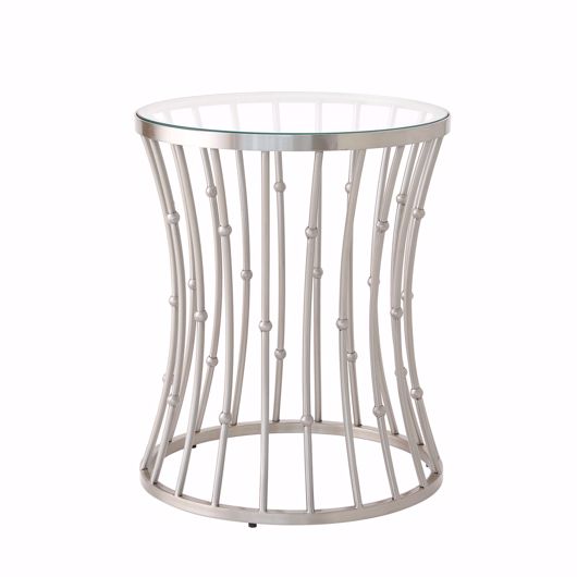 Picture of AURORA END TABLE-NICKEL
