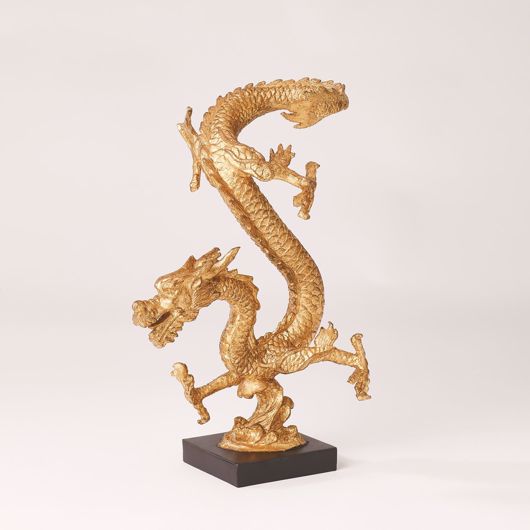 Picture of STANDING DRAGON-GOLD LEAF