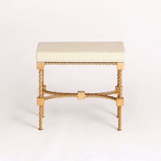 Picture of ROPE BENCH-GOLD LEAF