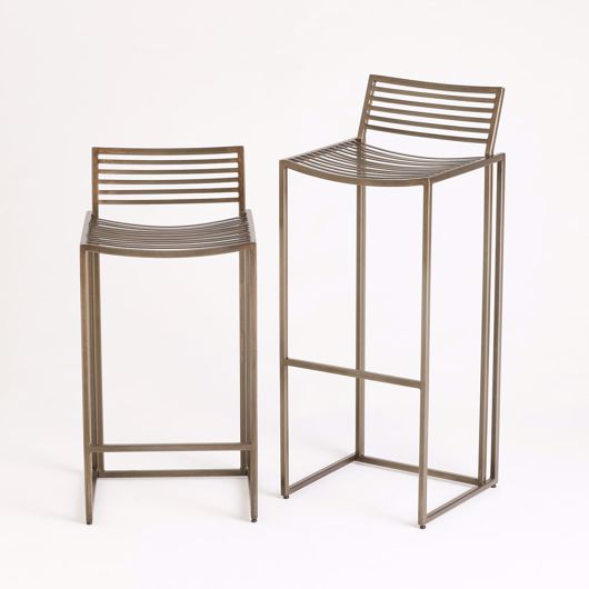Picture of SLAT STOOL-FOREST BLACK
