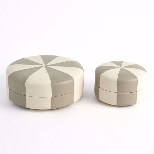 Picture of PEPPERMINT BOX-LIGHT GREY/IVORY