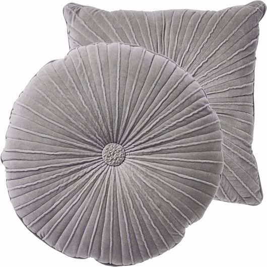 Picture of VAN DYKE PILLOWS - GREY
