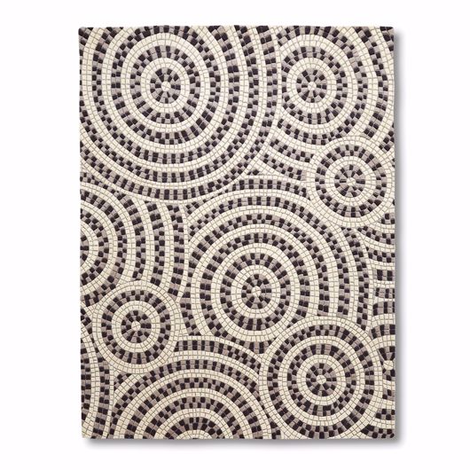 Picture of MOSAIC RUG-IVORY/GREY/BLACK