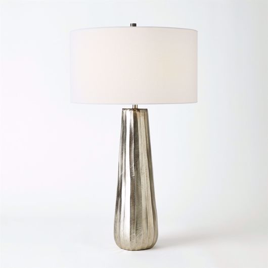 Picture of CHASED ROUND TABLE LAMP-ANTIQUE NICKEL