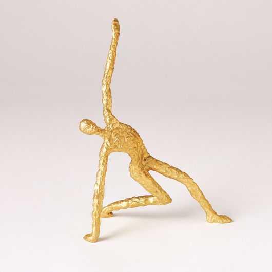 Picture of FIGURAL MALE DANCER-YOGA-TEXTURED GOLD