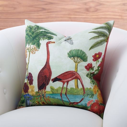 Picture of TROPICAL FLAMINGO PILLOW
