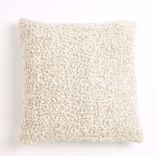Picture of TEXTURED BOUCLE PILLOW-NATURAL