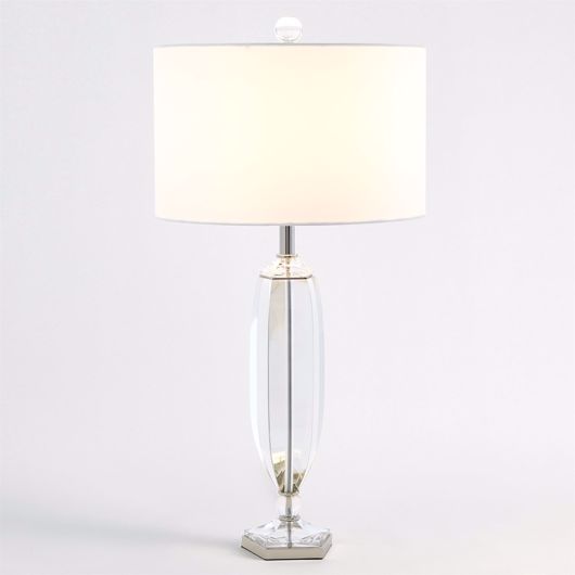Picture of CRYSTAL PENTAGONAL TABLE LAMP