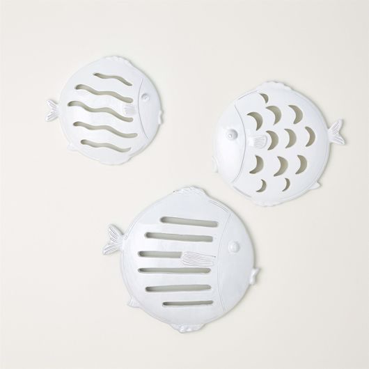 Picture of WALL MOUNT FISH WHITE