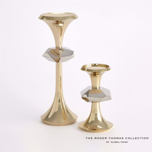 Picture of GABRIEL BRASS CANDLE HOLDERS