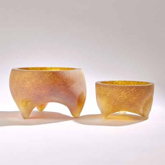 Picture of FREEFORM TRIPOD BOWLS-FROSTED IRYS GELP