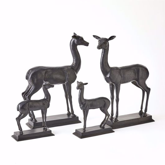 Picture of FAWN SCULPTURE - PAIR