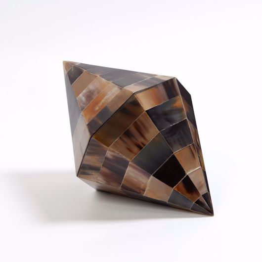 Picture of TRIANGLE CONE BOX-BROWN HORN