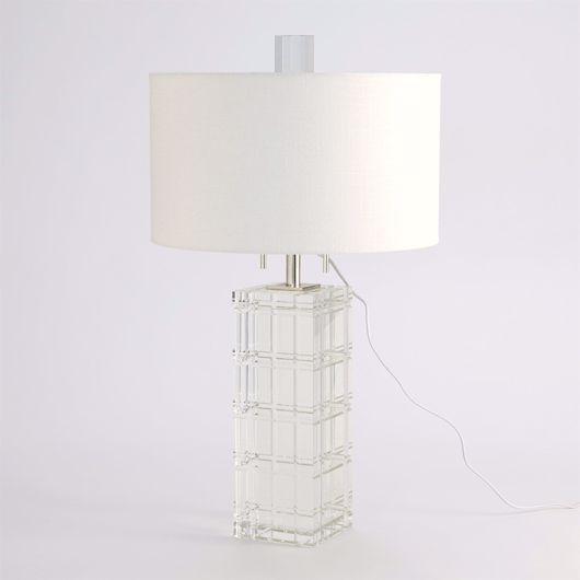 Picture of CRYSTAL PLAID LAMP