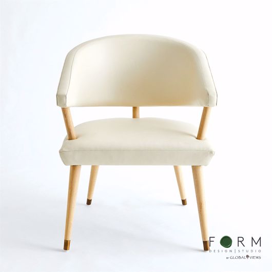 Picture of VERA DINING CHAIR-MILK LEATHER
