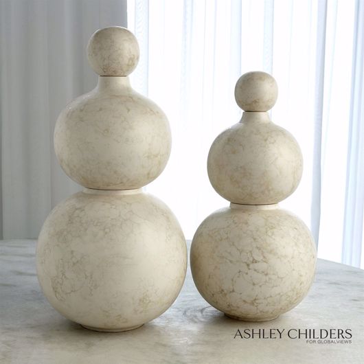 Picture of BUBBLE STACKING VASE-IVORY