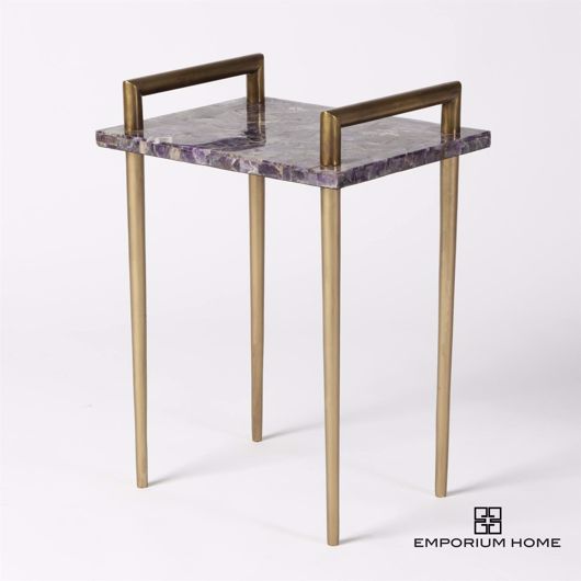 Picture of AMETHYST HANDLEBAR SIDE TABLE