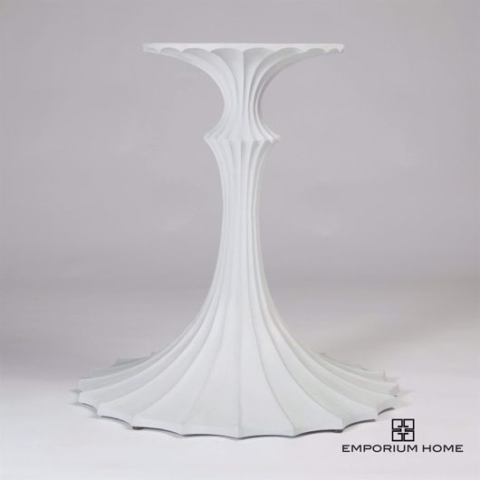 Picture of FLUTE TABLE BASE-WHITE-26"