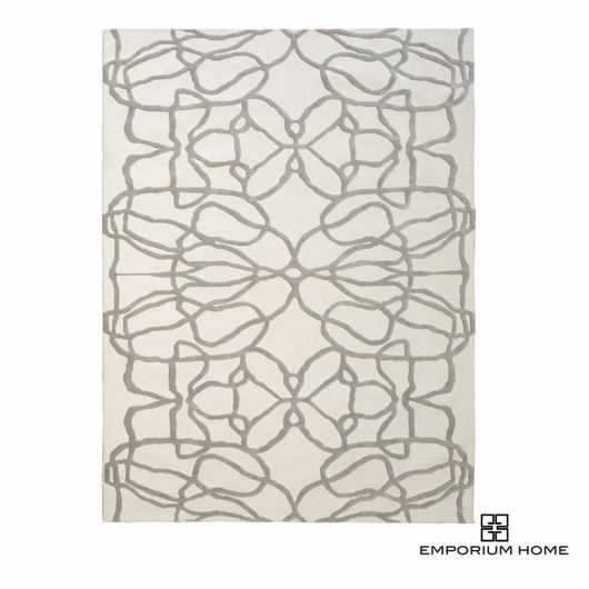 Picture of MOTH RUG-IVORY/GREY
