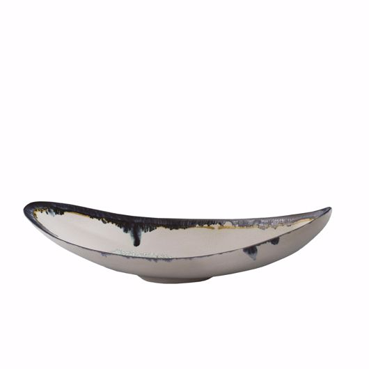 Picture of GLASS DRIP CANOE BOWL