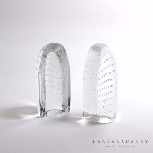 Picture of ICEBERG BOOKENDS-DEWDROP CLEAR