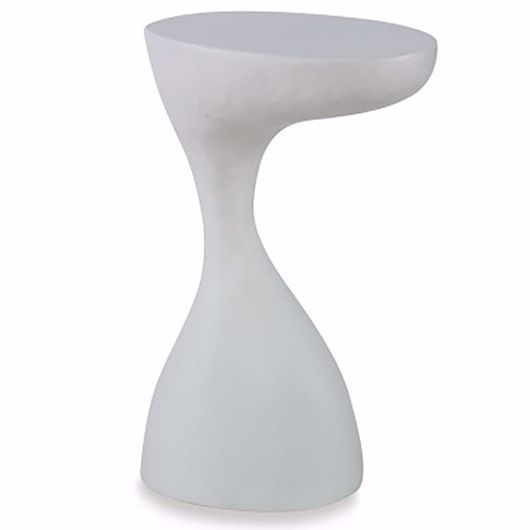 Picture of CANARD SIDE TABLE - WHITE