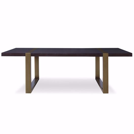 Picture of MERCER DINING TABLE - WARM DARK OAK