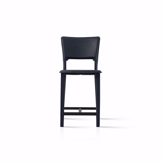 Picture of METRO TOP GRAIN LEATHER COUNTER STOOL