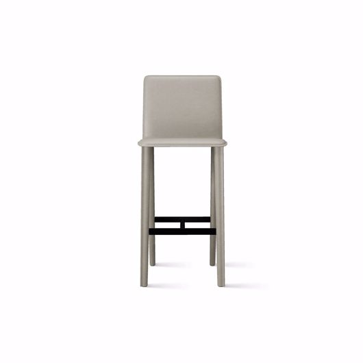Picture of PERUGIA BONDED LEATHER BAR STOOL